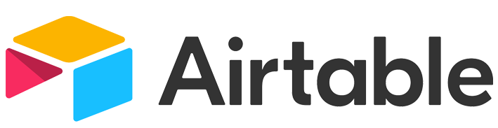 Airtable logo for cloud-based project management.